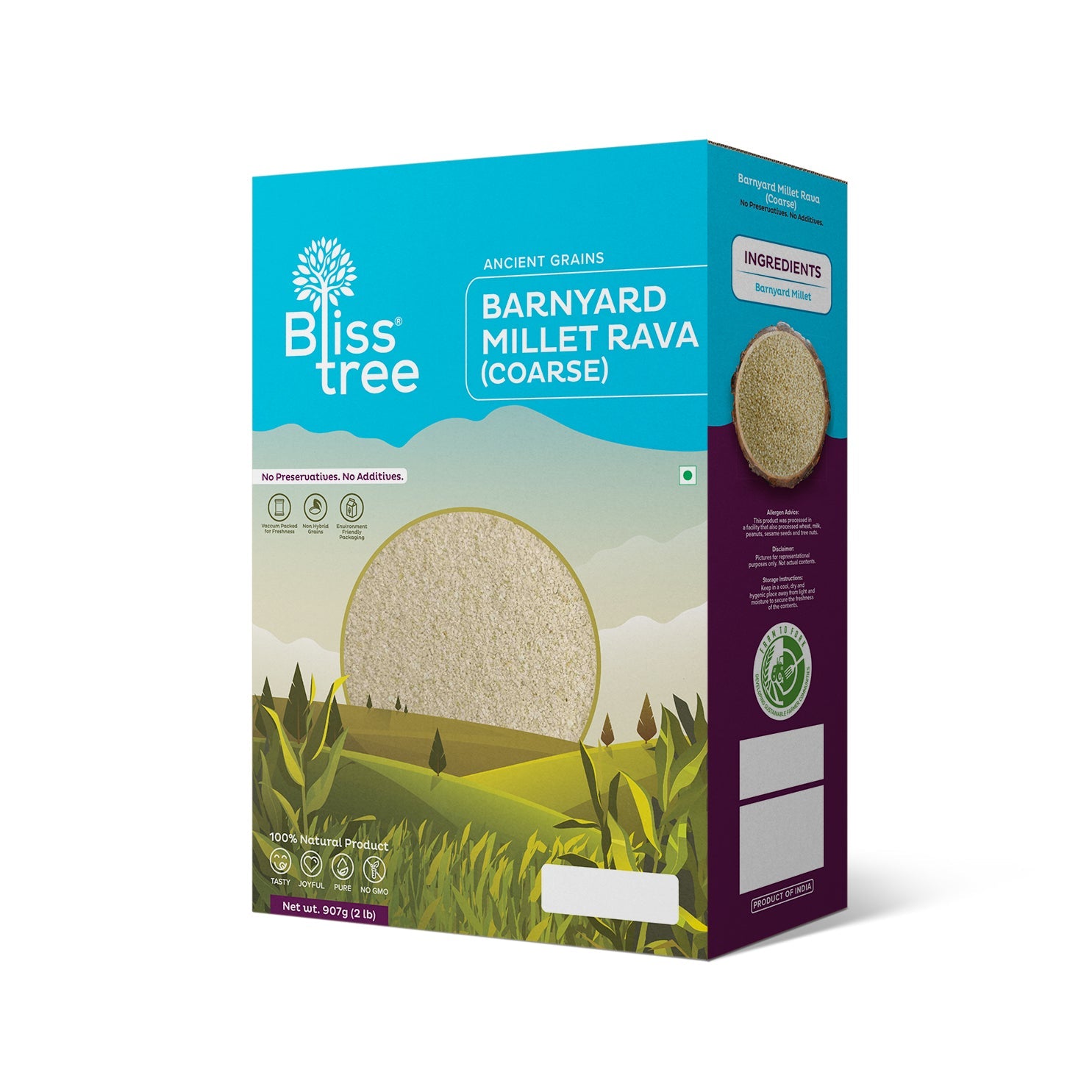 Barnyard Millet Rava (Coarse) - 2lb - Sri Balaji Traders LLC_Carolinas